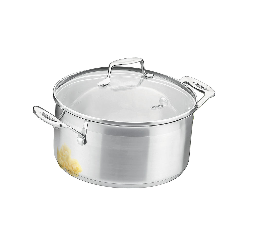 SCANPAN IMPACT STAINLESS STEEL Dutch Oven 24cm/4.8 Litre