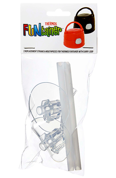 2PK FUNtainer® Replacement Mouth Pieces & Straws