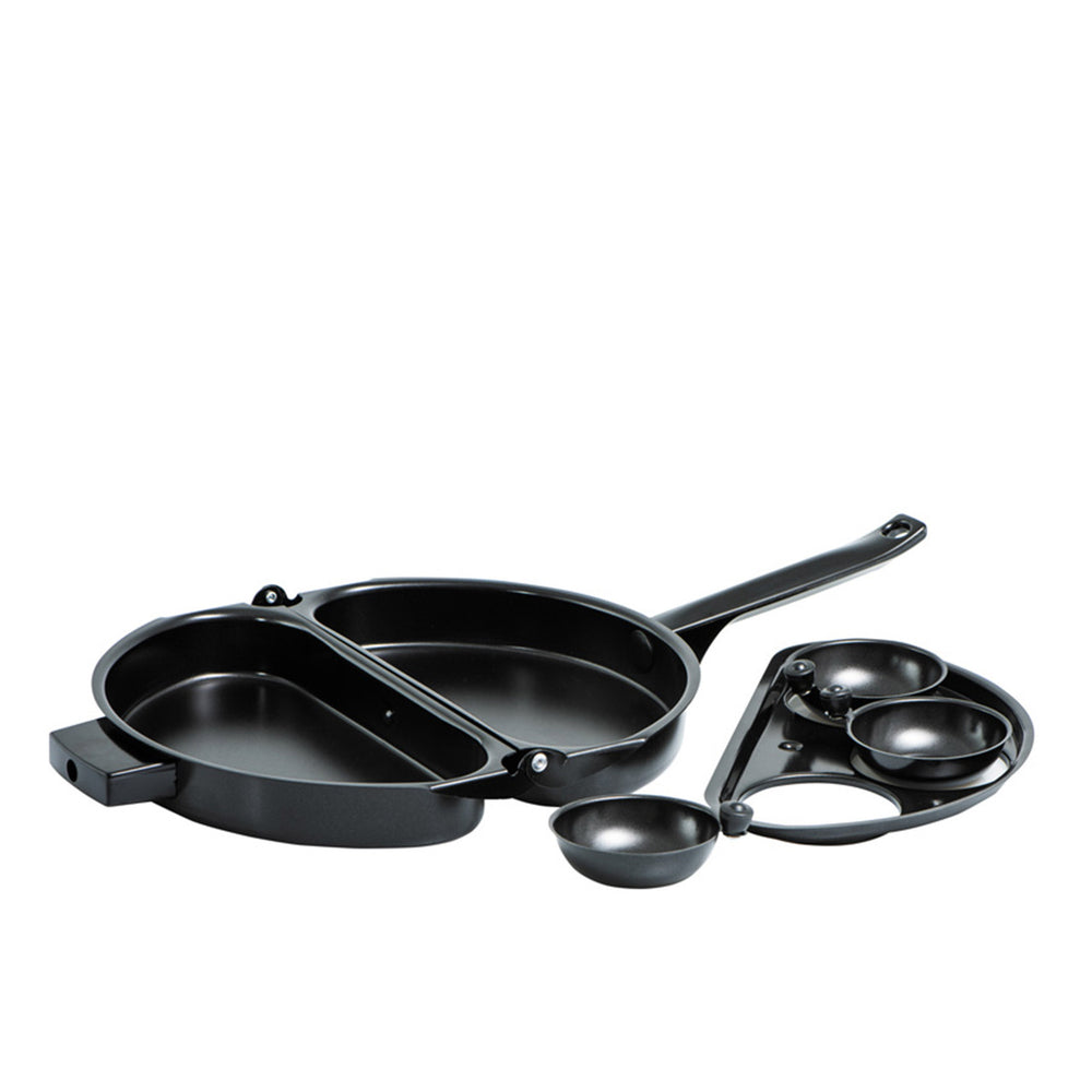 AVANTI NON-STICK OMELETTE PAN W/ REMOVABLE EGG POACHER