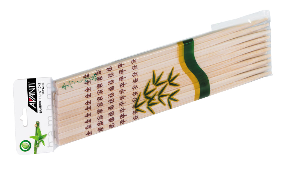 AVANTI BAMBOO CHOPSTICKS (PK 10 PAIRS)