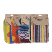 APPETITO "ECO SCRUBBER" UNIVERSAL SCRUB CLOTH 12 X 16.5CM - 4 ASST. DESIGNS