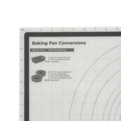 TOVOLO "TRUEBAKE" SILICONE PASTRY MAT 63.5 X 45.5CM - CHARCOAL