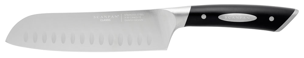 Scanpan  Classic 18cm Santoku Knife with Granton Edge