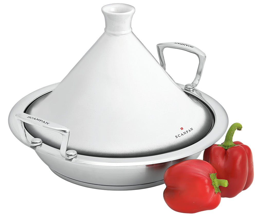 SCANPAN IMPACT  STAINLESS STEEL Tagine with Lid 32cm/3.5 Litre