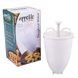 APPETITO PLASTIC DOUGHNUT MAKER - WHITE