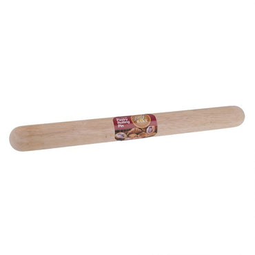 DAILY BAKE PASTRY ROLLING PIN 50CM X 5CM DIA. - RUBBERWOOD