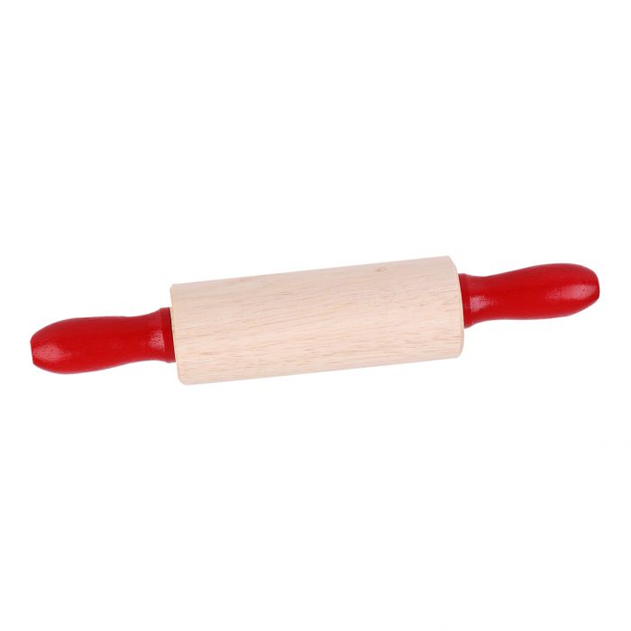 DAILY BAKE SMALL WOOD ROLLING PIN 20CM X 3.7CM DIA. - RUBBERWOOD