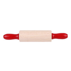 DAILY BAKE SMALL WOOD ROLLING PIN 20CM X 3.7CM DIA. - RUBBERWOOD