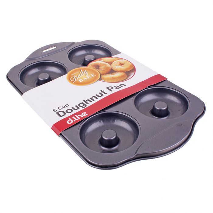 DAILY BAKE NON-STICK 6 CUP DOUGHNUT PAN