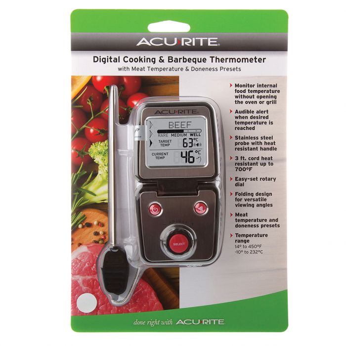 ACURITE DIGITAL COOKING & BARBEQUE THERMOMETER