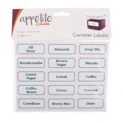 APPETITO CANISTER LABELS PACK 45