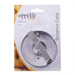 APPETITO STAINLESS STEEL DOUGHNUT CUTTER 7.5CM DIA.