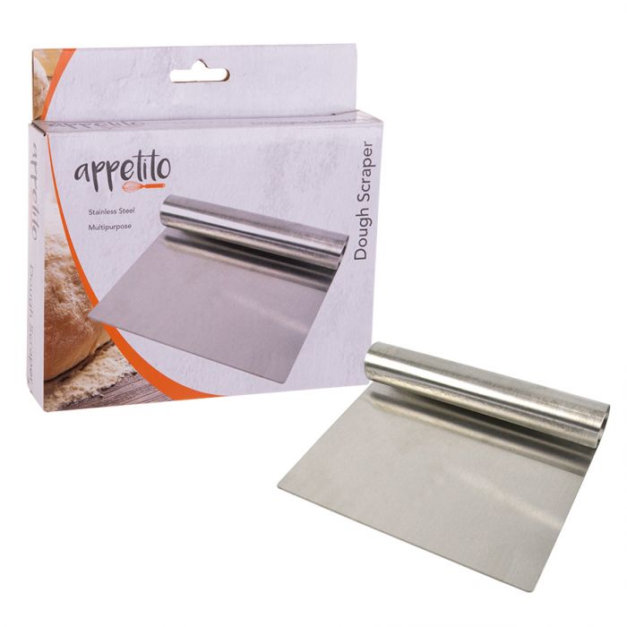 APPETITO STAINLESS STEEL DOUGH SCRAPER