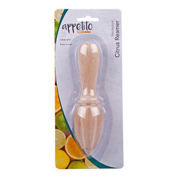 APPETITO WOOD CITRUS REAMER (CARDED)
