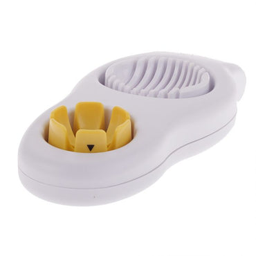 APPETITO 3-IN-1 EGG CUTTER W/ PIERCER - WHITE