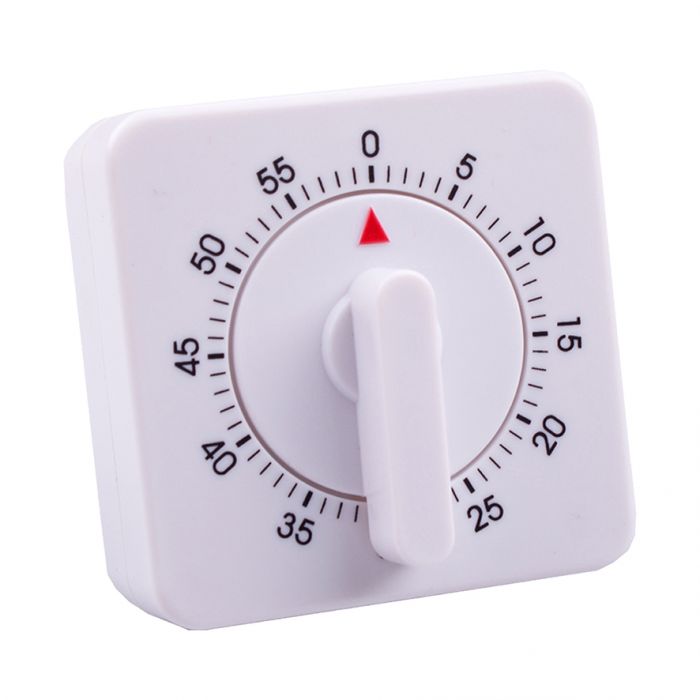 APPETITO 60 MINUTE TIMER SQUARE - WHITE