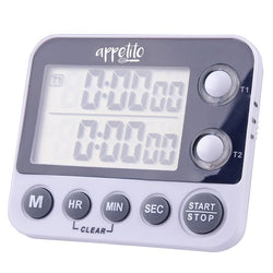 APPETITO DUAL DIGITAL TIMER - 100 HOURS