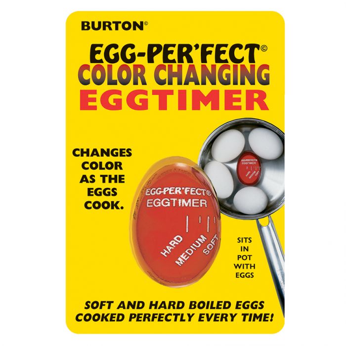 BURTON COOKING TOOLS "EGG-PER'FECT" COLOUR CHANGING EGG TIMER - RED