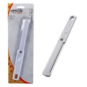 APPETITO CHEESE SLICER THICK & THIN - WHITE