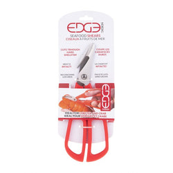 EDGE DESIGN SEAFOOD SHEARS (DETACHABLE) - RED