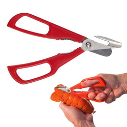 EDGE DESIGN SEAFOOD SHEARS (DETACHABLE) - RED