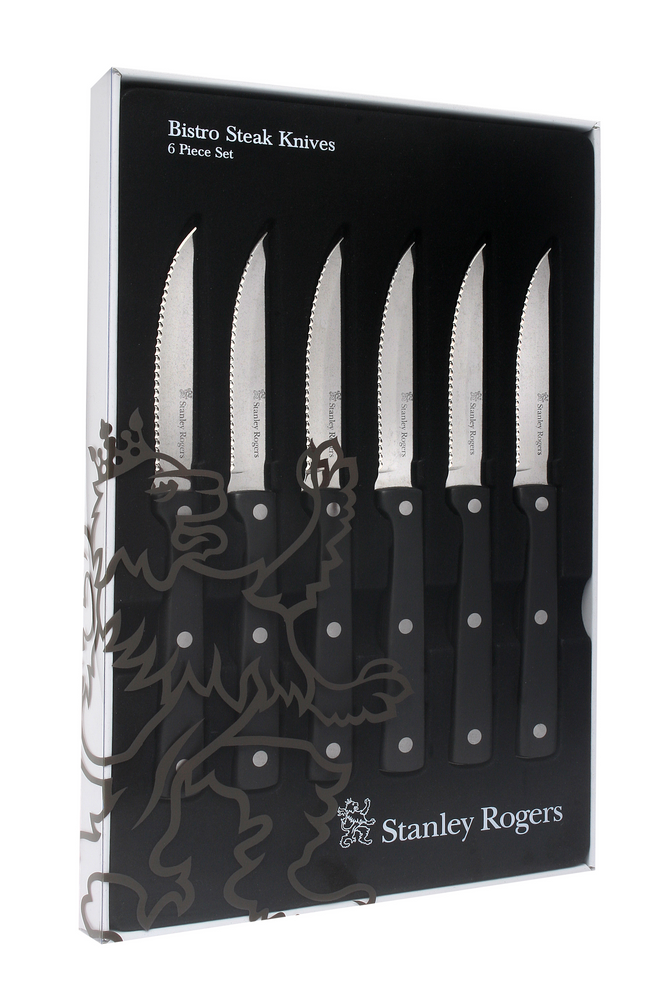 Stanley Rogers Bistro Steak Knives 6 Piece Set