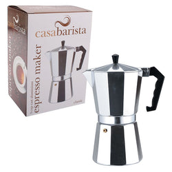 CASABARISTA "CLASSIC" 3 CUP ALUMINIUM ESPRESSO MAKER