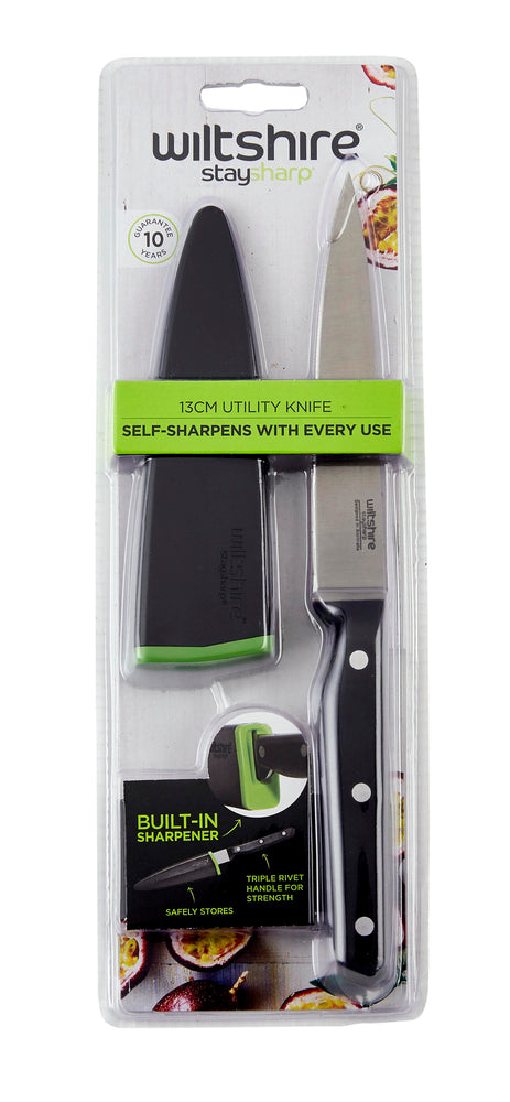 Wiltshire Staysharp Triple Rivet Utility Knife 13cm