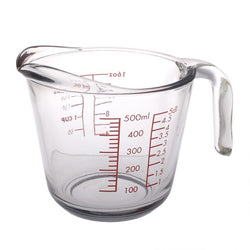 KITCHEN CLASSICS GLASS MEASURE JUG 2 CUP/500ML USA MADE