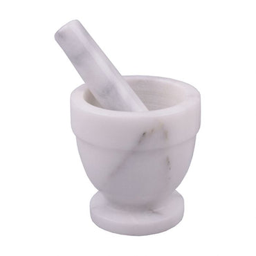 INTEGRA GREY MARBLE MORTAR & PESTLE 10CM