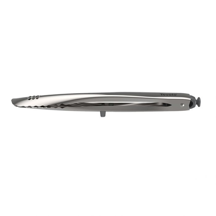 TOVOLO STAINLESS STEEL TONGS 28CM CHARCOAL