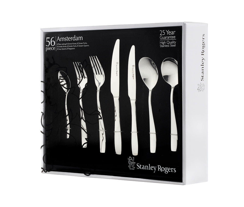 Stanley Rogers Amsterdam 56 Piece Cutlery Set