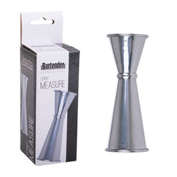 BARTENDER STAINLESS STEEL SPIRIT MEASURE 30/60ML