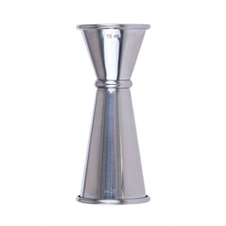 BARTENDER STAINLESS STEEL SPIRIT MEASURE 15/30ML