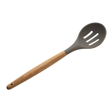 Ecology Provisions Acacia & Silicone Slotted Spoon