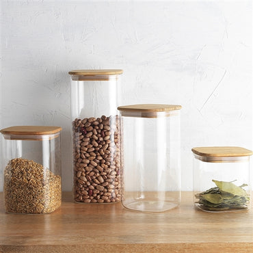 Pantry Square Canisters Set of 4