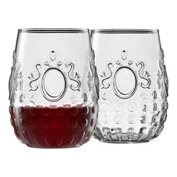 Marie Set of 6 Stemless Wine Glasses 490ml