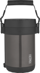 Thermos 1.3L S/Steel Vacuum Insulated Food Storage with Containers & Chopsticks