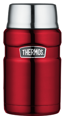 Thermos 710ml Stainless King™ Stainless Steel Vacuum Insulated Food Jar - Red