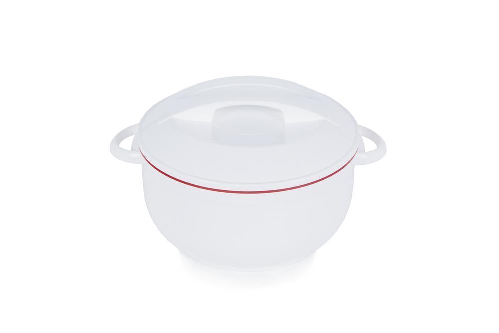 Celebrity 7.5lt Food Warmer White with Red Line