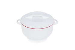 Celebrity 7.5lt Food Warmer White with Red Line