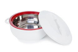 Celebrity 16lt Food Warmer White with Red Line