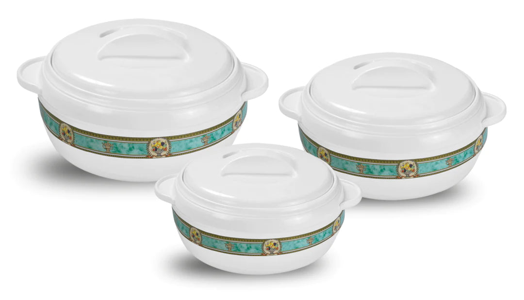 Karishma 3pc set Food Warmer Royal